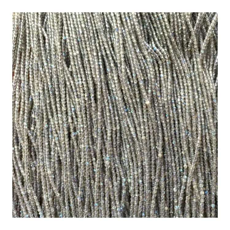 Genuine Natural Translucent Gray Labradorite Loose Beads High Grade Round Shape 6mm 8mm 10mm 7