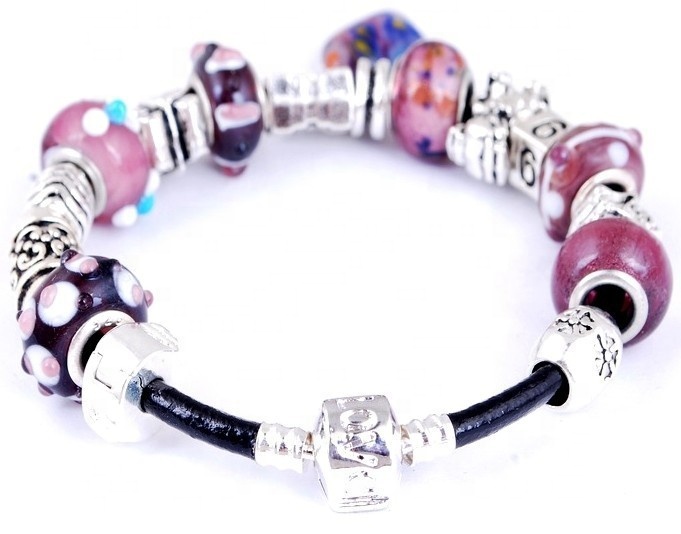 2021 Cina Braccialetto all'ingrosso perline a mano con braccialetto fai da te 17