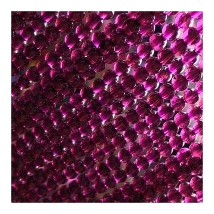 Granos de granate rojos naturales Forma redonda facetada para pulseras Collar de bricolaje Joyas de bricolaje Haciendo gemas Piedra espaciadora 13