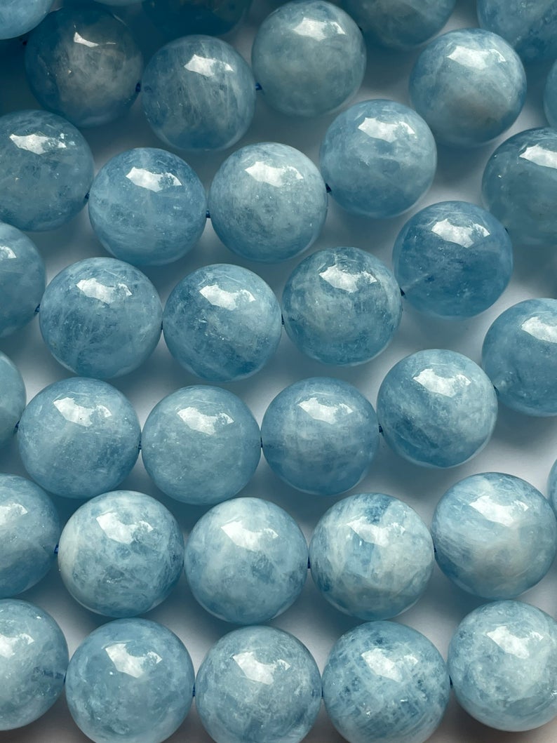 Aquamarine پٿر جي گارڊ خوبصورت نيري رنگ جو رنگ کير پيئيرنيفيرين ايڇ ايڪوميئر 17