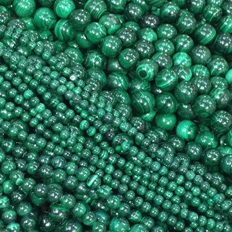 10mm Malachite Beaded Munduwa Jagan dutse 9