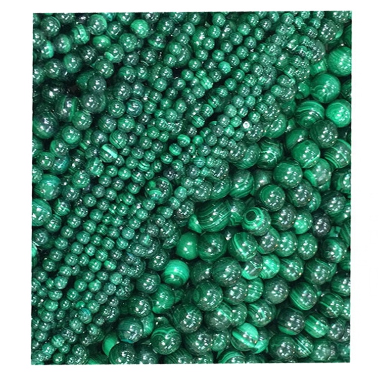 10mm Malachite Beaded Munduwa Jagan dutse 11