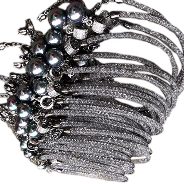 925 Sterling Sterling Sterlay Inlay Jewely ສາຍແຂນ 9