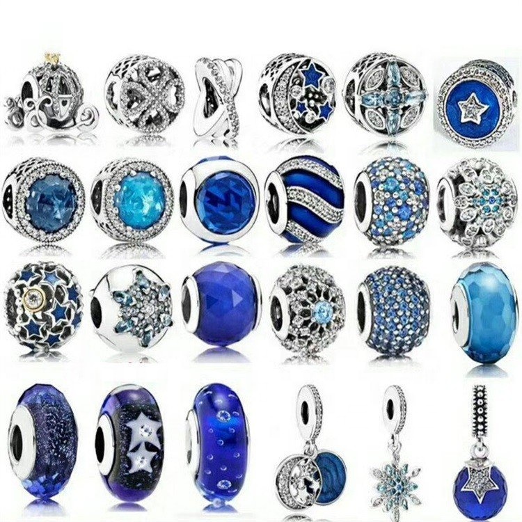 New and feshene 1pc Charm Boads Fit molaetsa oa bracelelet 7