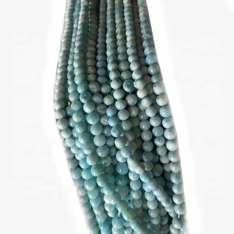 Perline rotonde lucidate con citrino 3A naturale da 6 mm, filo da 16 pollici 20