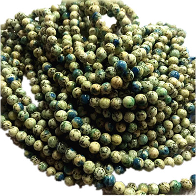 Природни К2 округли облик перлице бледо-жуте драгуље ГЕМСТОНЕ 7