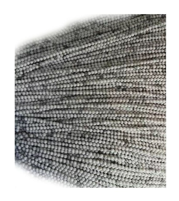 נאַטירלעך ווייַס טערקווויז געמסטאָנע קרעלן 6 מם 8 מם 10 מם 10 מם 12 מם בנימצא 9