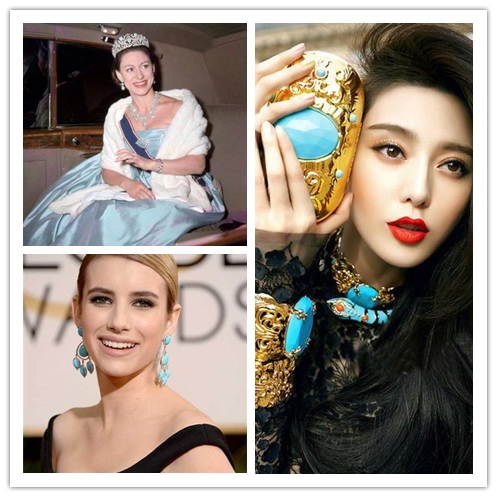 Turkoois Ruwe materiaal 14