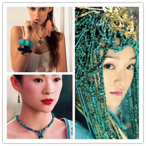 Turkoois Ruwe materiaal 15