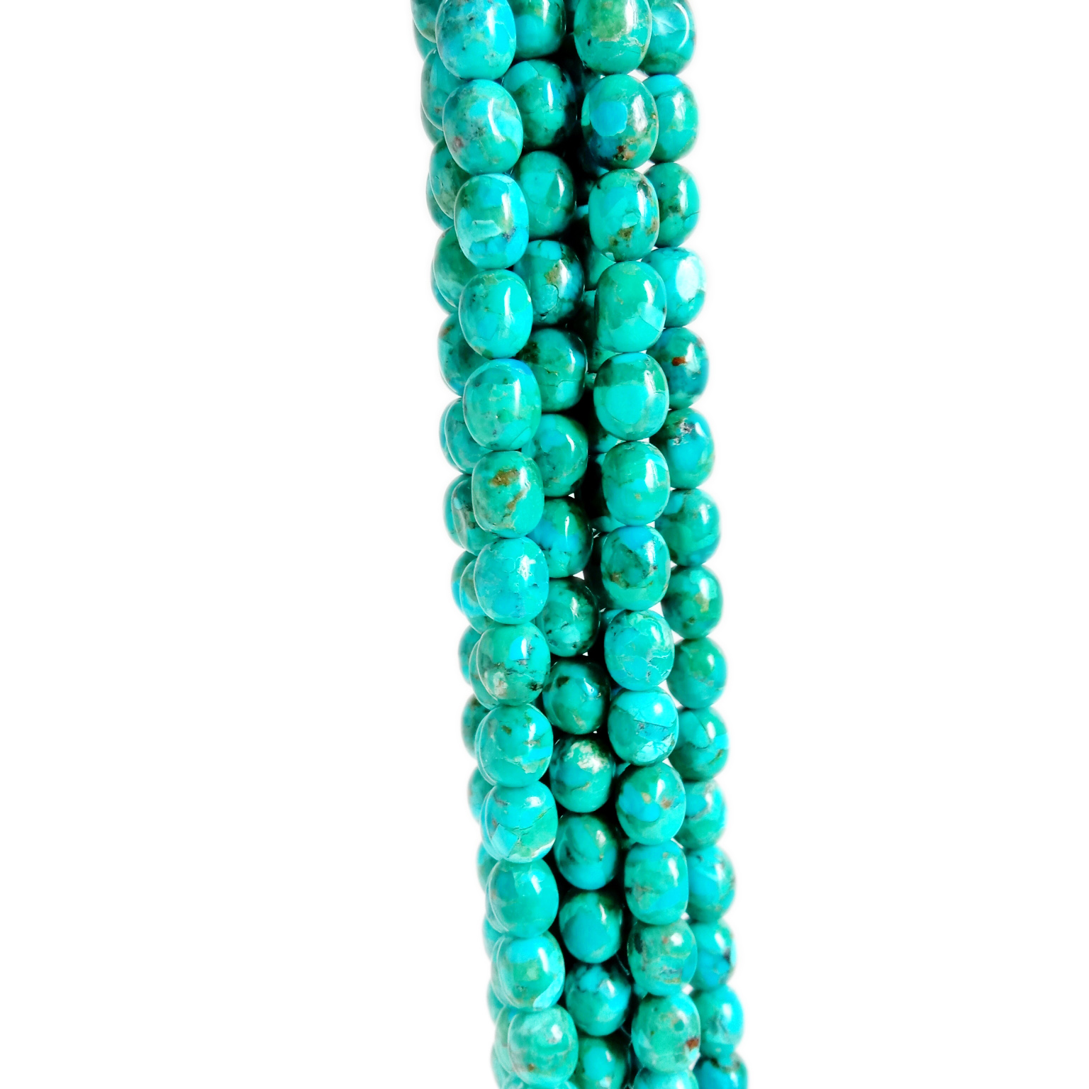 Perles Howlite Turquoise lisses, 16 pouces, prix de gros 13