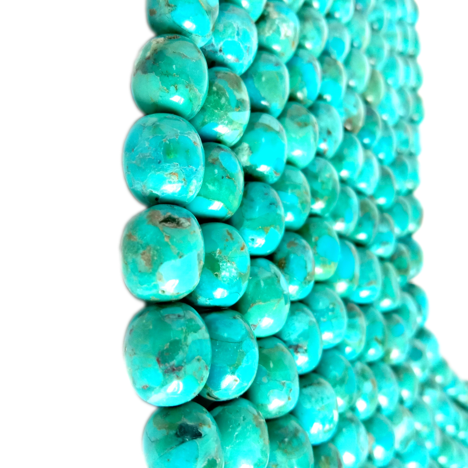 Perles Howlite Turquoise lisses, 16 pouces, prix de gros 12
