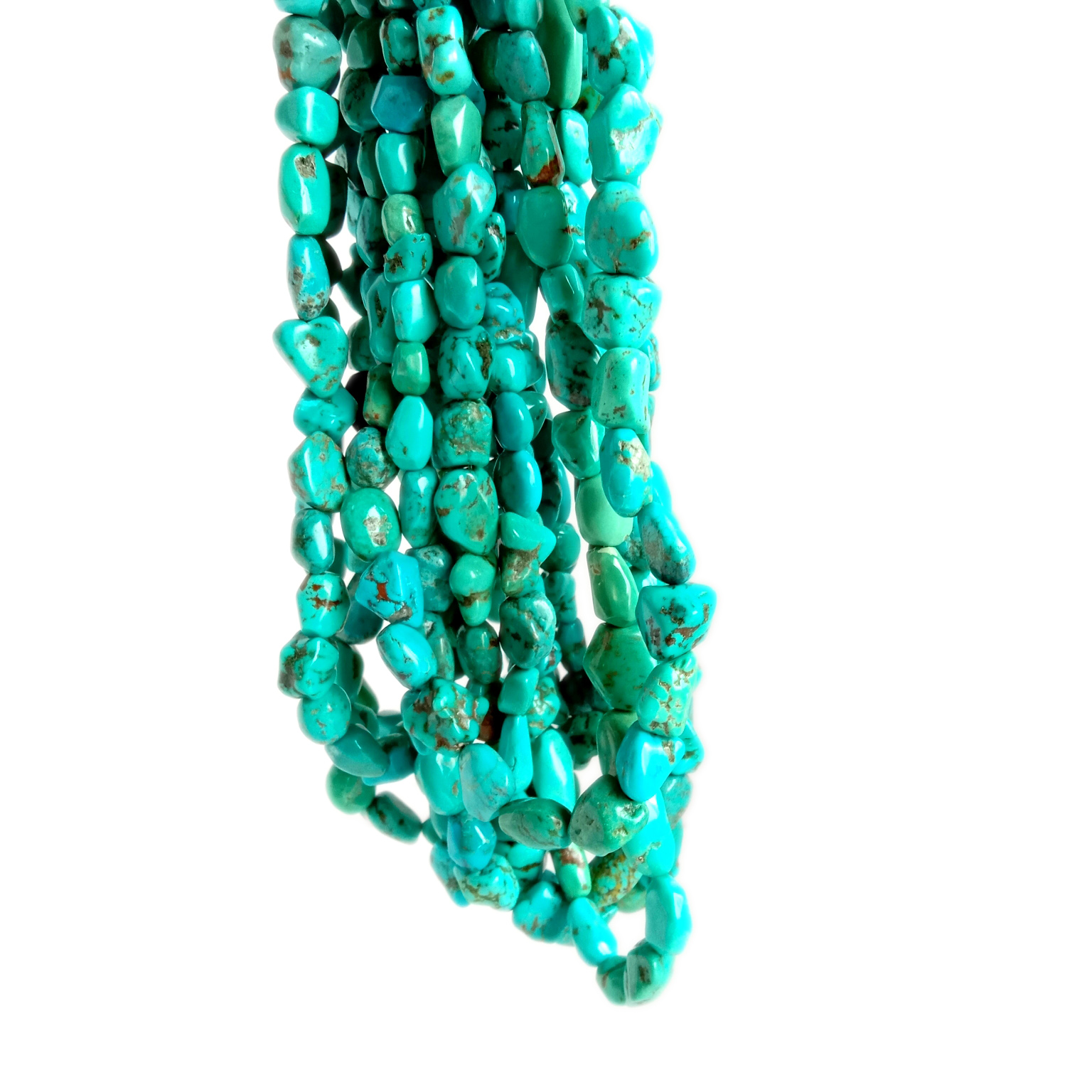 Natural Turquoise Beads Genuine Turquoise Smooth Rough Rondelle Nugget Chip 13