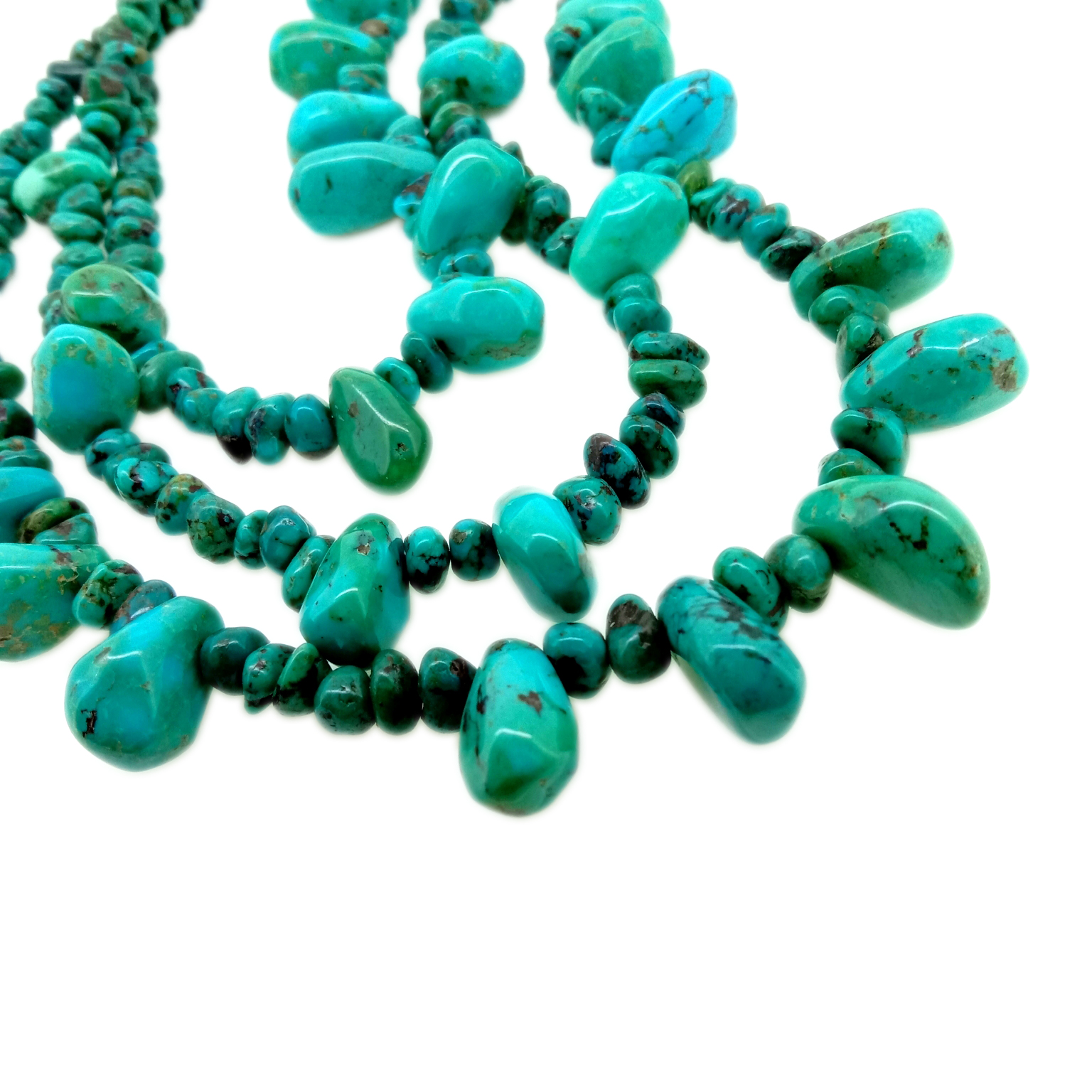 ವೈಡೂರ್ಯದ ನೆಕ್ಲೇಸ್ ಟ್ರಿಪಲ್ ಸ್ಟ್ರಾಂಡ್ ವೈಡೂರ್ಯದ ಮಣಿ ಮದುವೆಯ ನೆಕ್ಲೇಸ್ ಹೇಳಿಕೆ ವಧುವಿನ ನೆಕ್ಲೇಸ್ 11