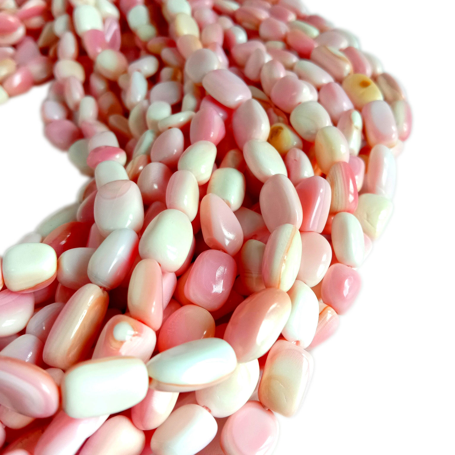 Shell Necklace na Gawa sa Pink Shells 11