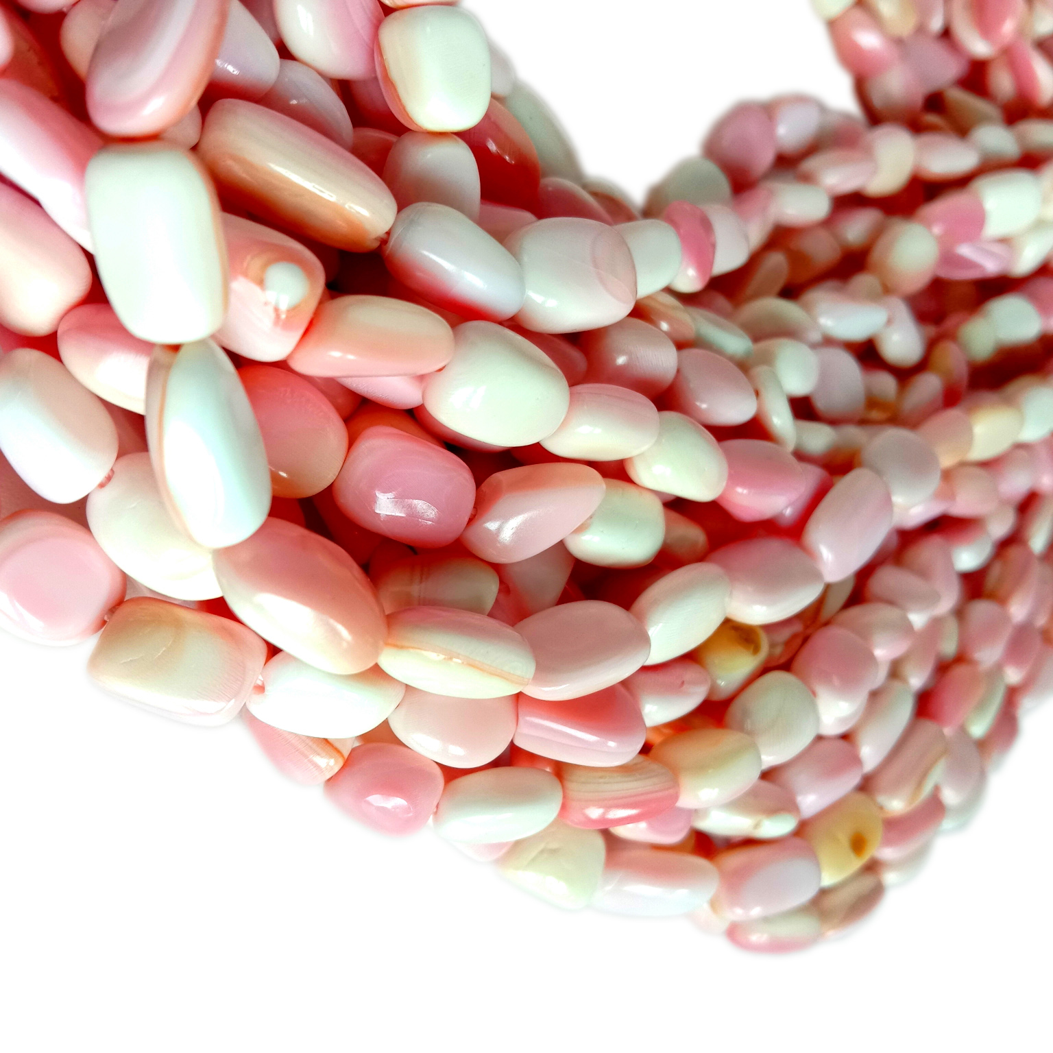 Shell Necklace na Gawa sa Pink Shells 12