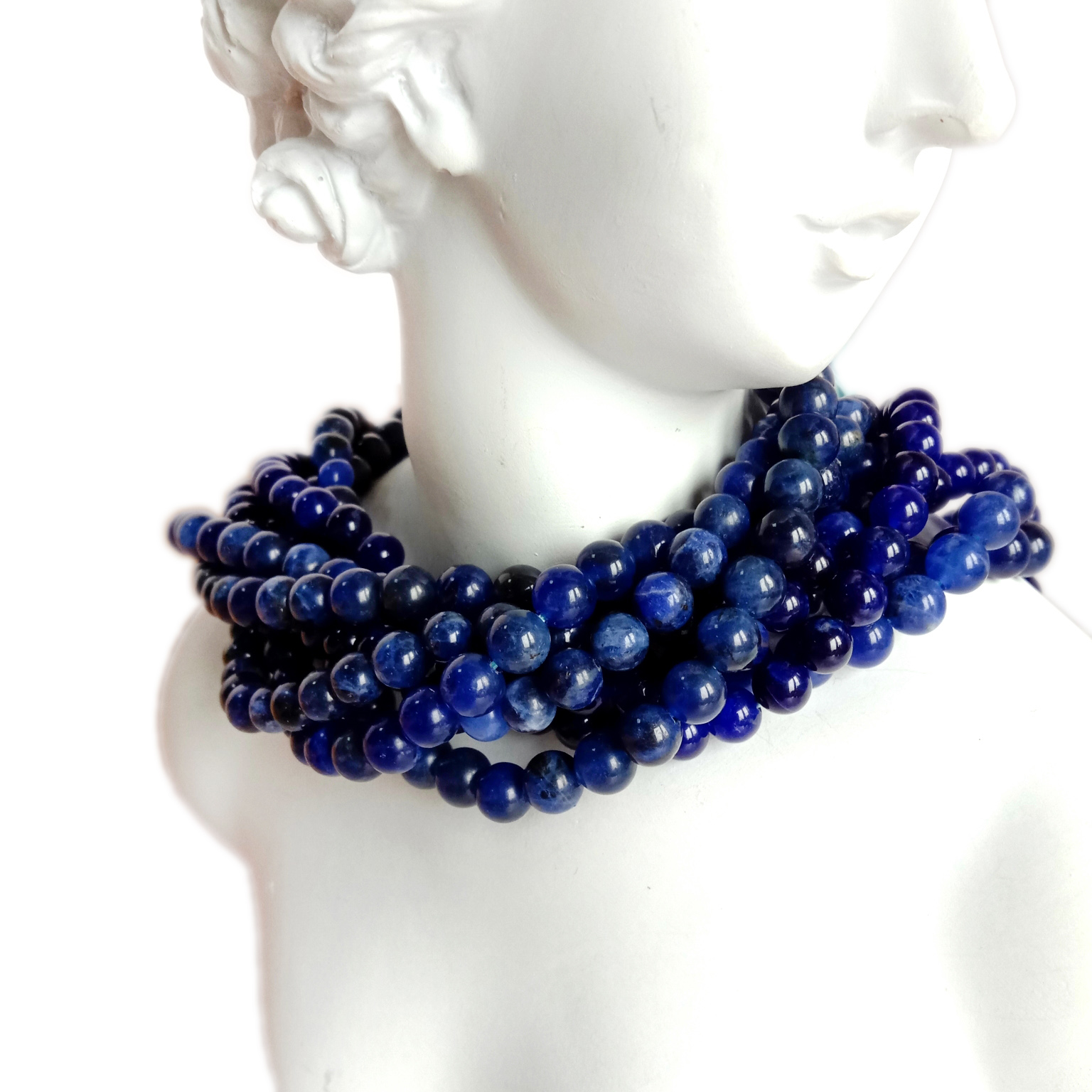 Sodalite Beads Grade 3A Genuine Natural Gemstone Round Loose Beads Bulk Lot Options 9