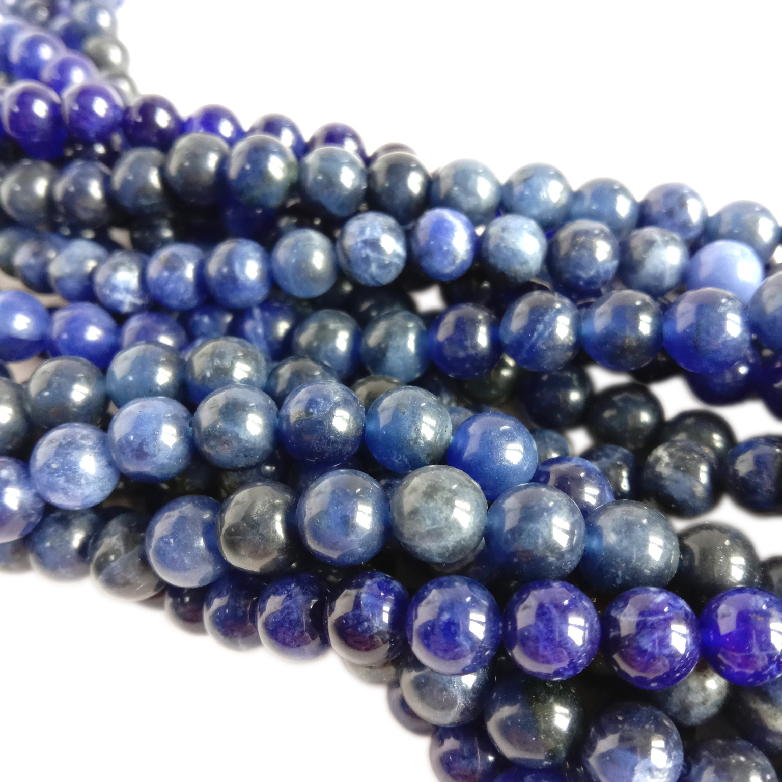 Sodalite Beads Grade 3A Genuine Natural Gemstone Round Loose Beads Bulk Lot Options 13