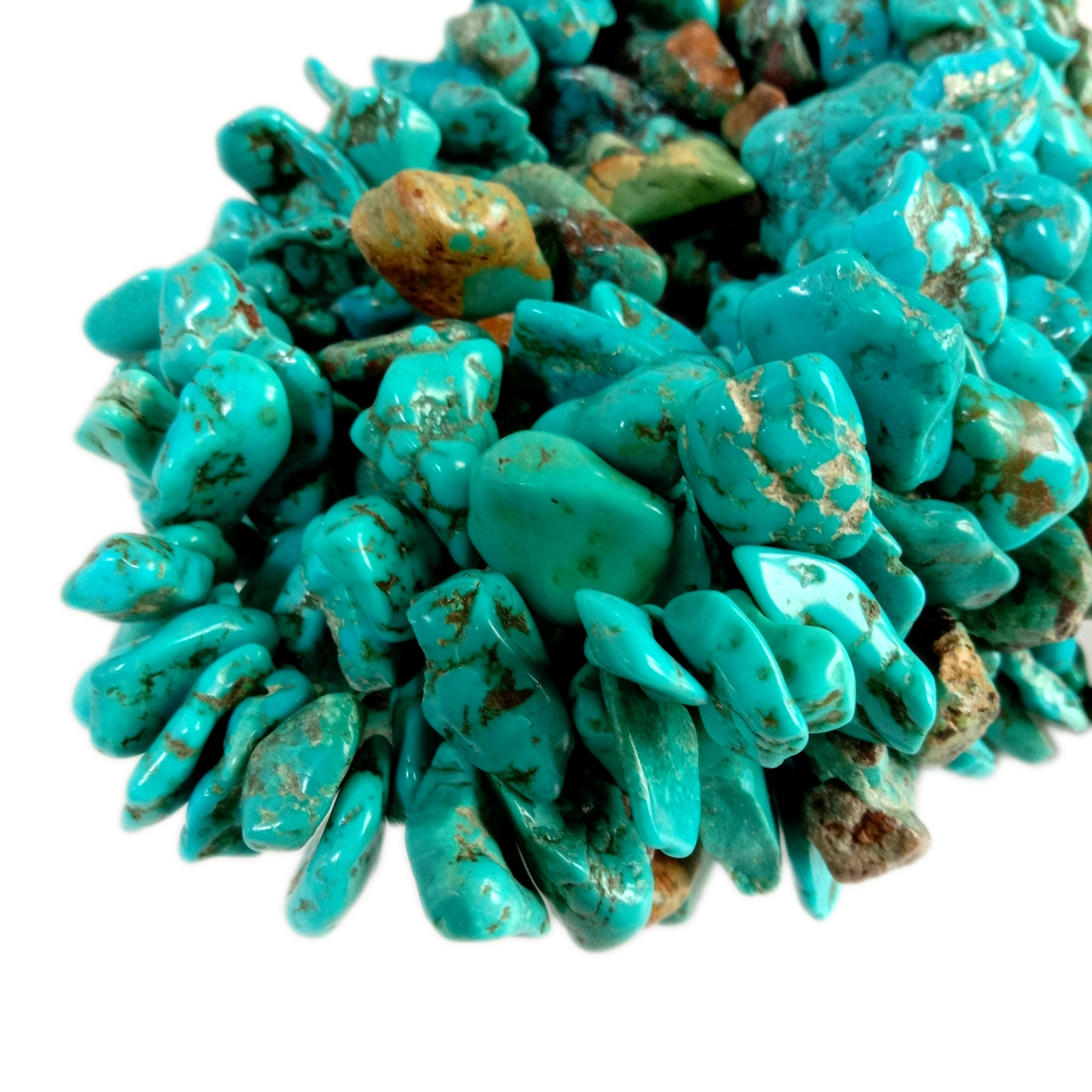 യഥാർത്ഥ ടർക്കോയ്സ് മുത്തുകൾ അയഞ്ഞ രത്ന മുത്തുകളിൽ നിന്ന് പരുക്കനായ അരിസോണ ടർക്കോയ്സ് 11