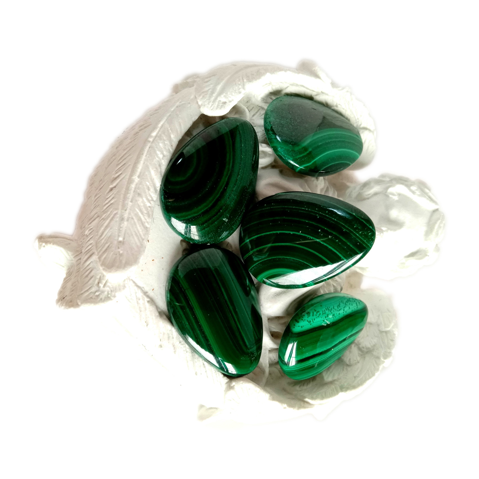 Malachite Alami Batu Permata Longgar Malachite Cabochon Bentuk Pir Membuat Perhiasan Taksi 10