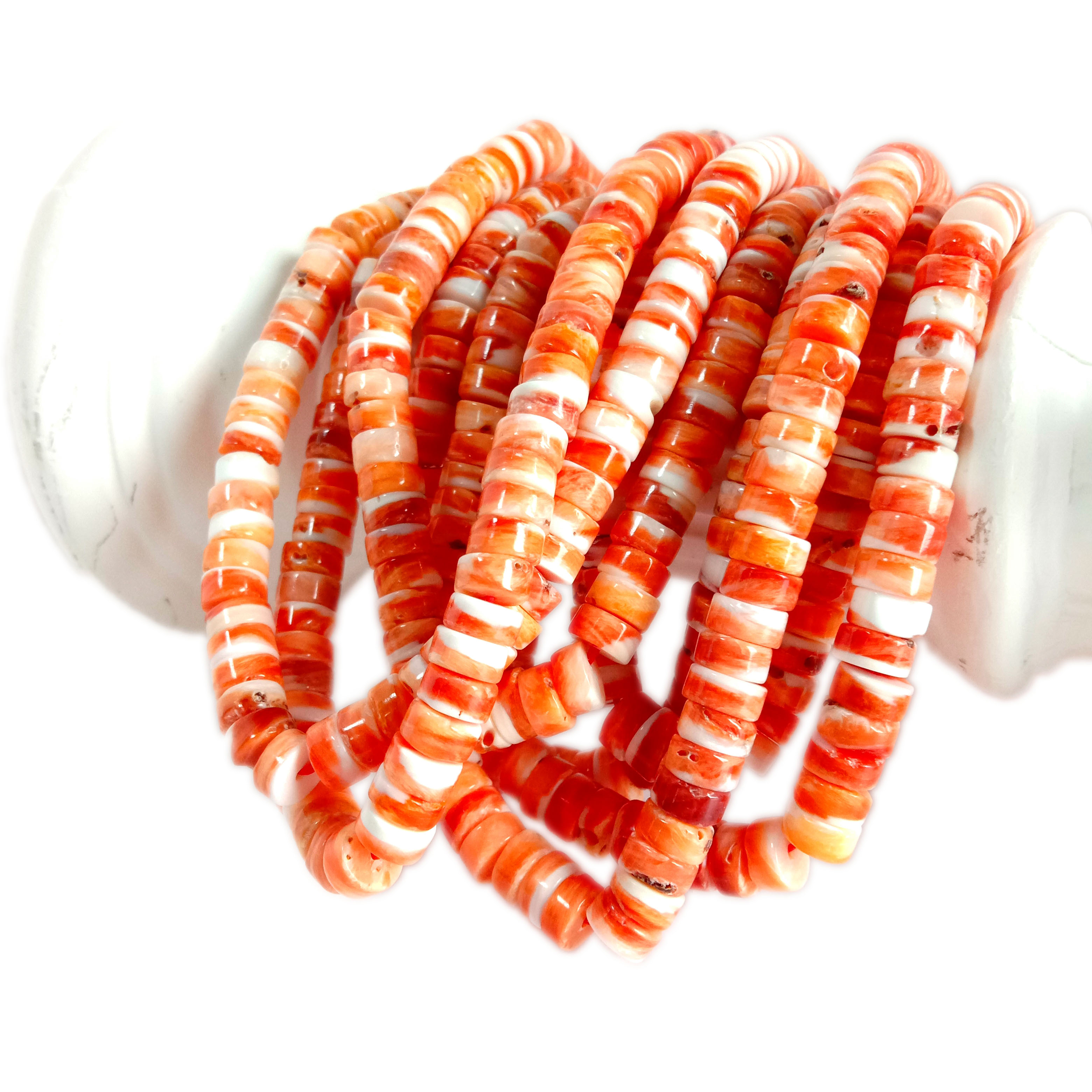 Spiny Oyster Shell Beads 6mm16 tuuman säikeiset korutarvikkeet 10