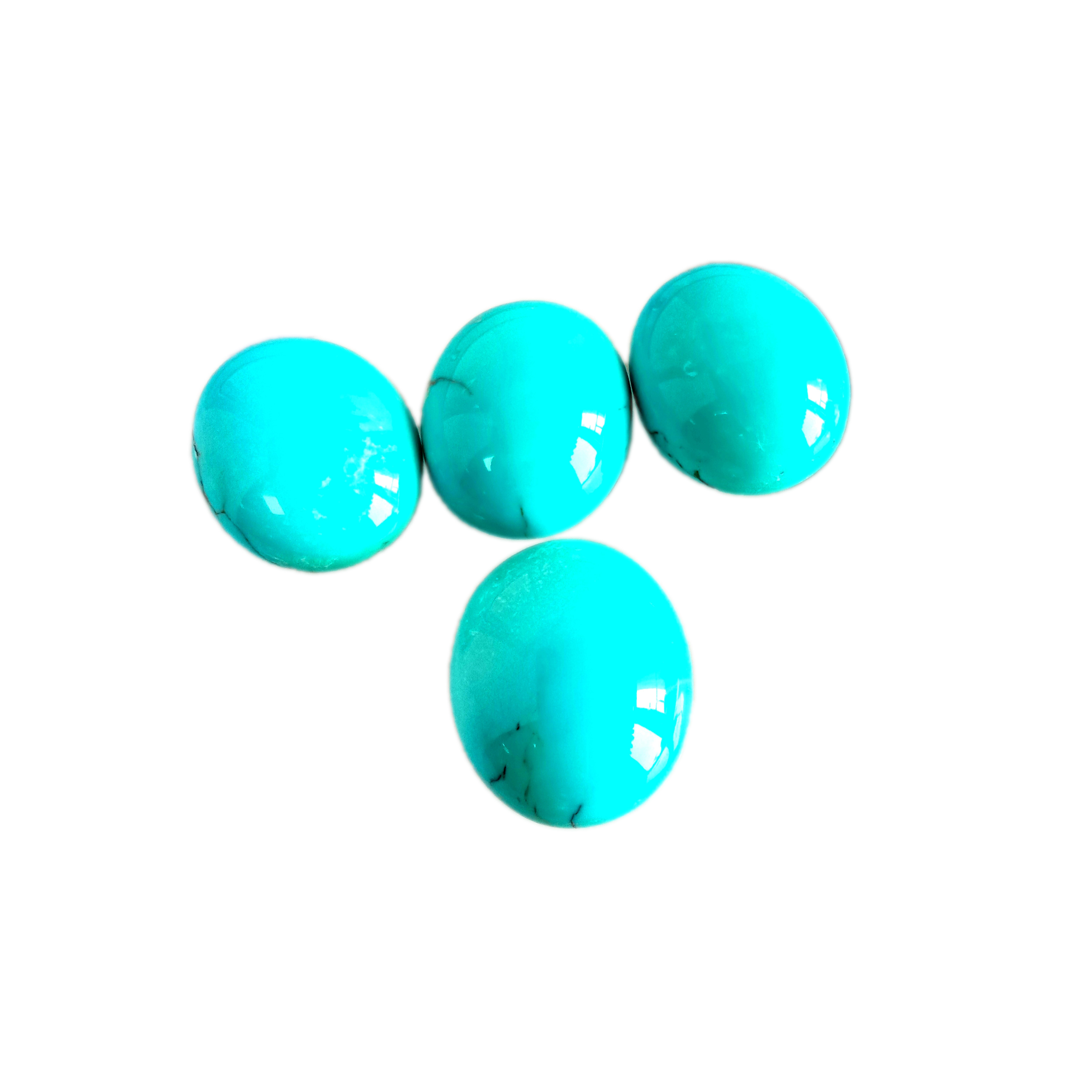 Turcoaz Arizona Cabochons Ovale Pietre prețioase de bună calitate calibrate netede pentru realizarea de bijuterii 11
