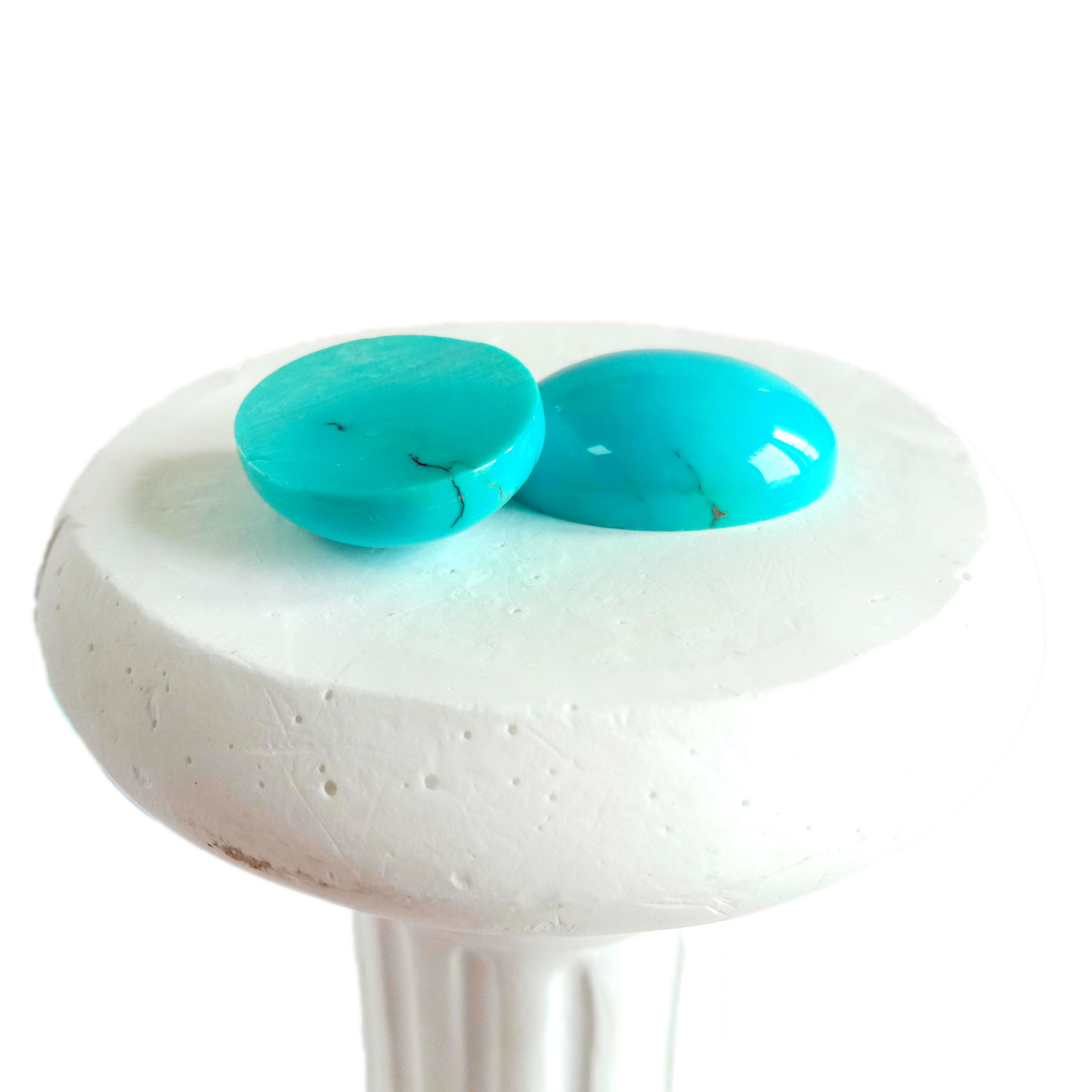 Turcoaz Arizona Cabochons Ovale Pietre prețioase de bună calitate calibrate netede pentru realizarea de bijuterii 9