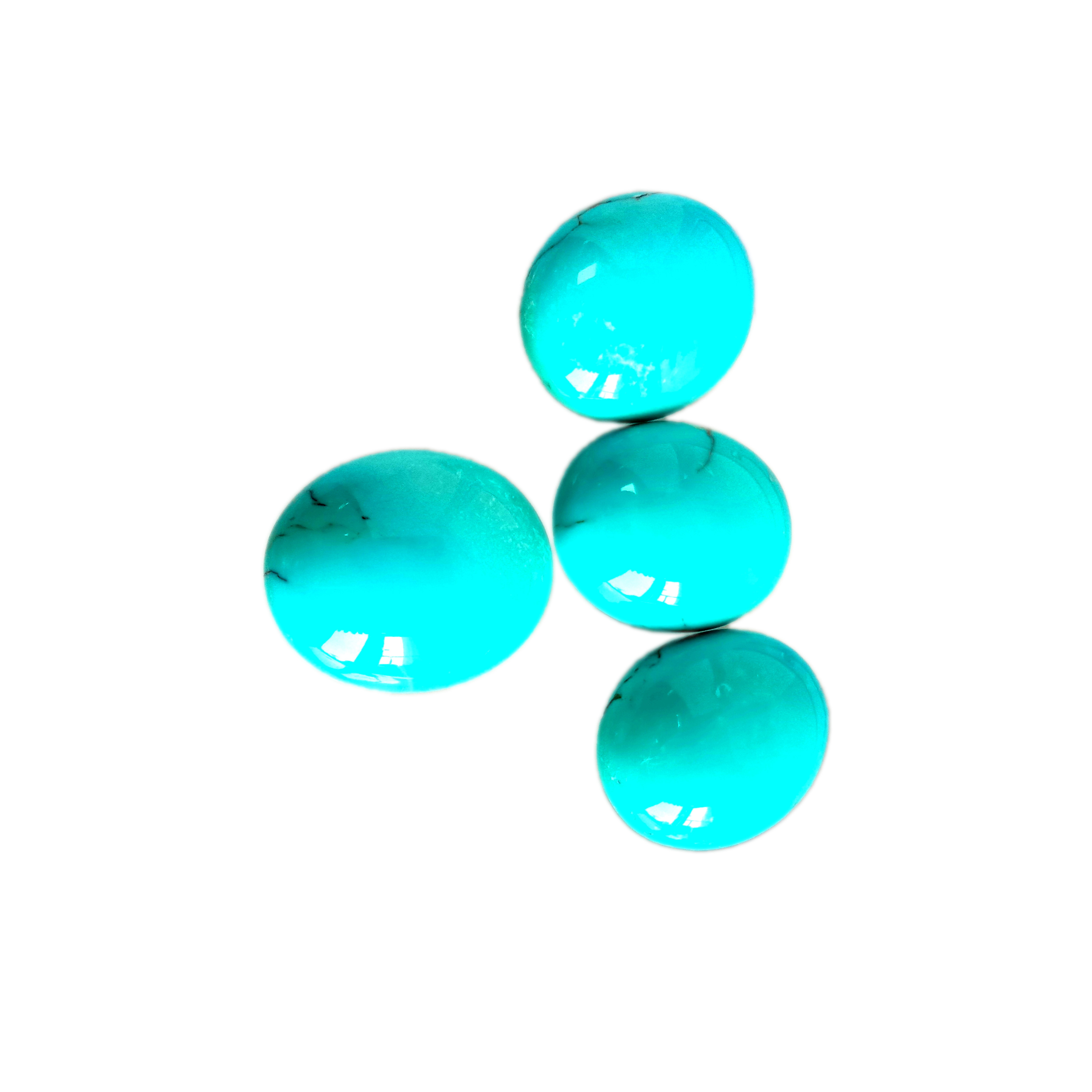 Turcoaz Arizona Cabochons Ovale Pietre prețioase de bună calitate calibrate netede pentru realizarea de bijuterii 12