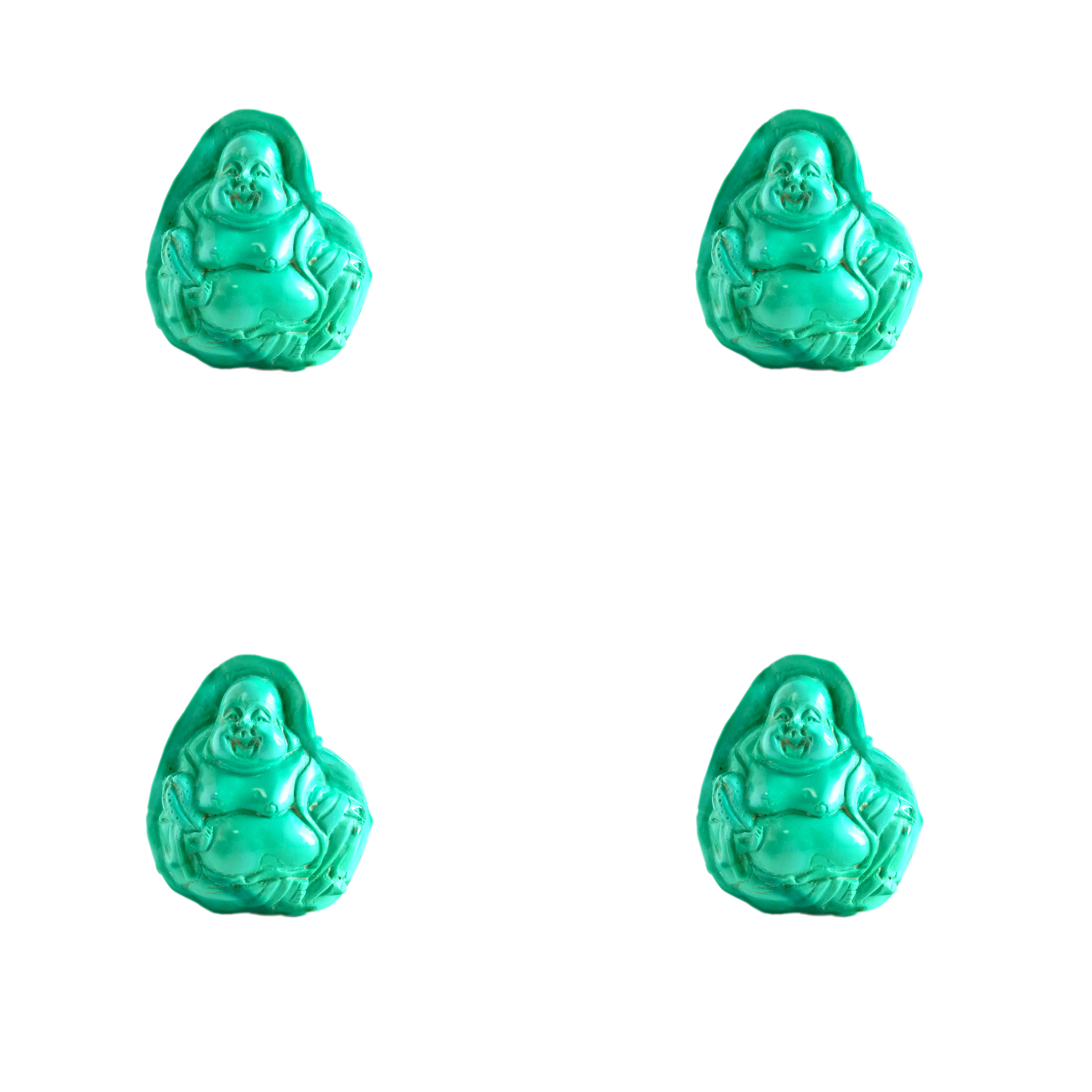Gilashin Gilashin Turquoise Large da Lavish An sassaƙa 13
