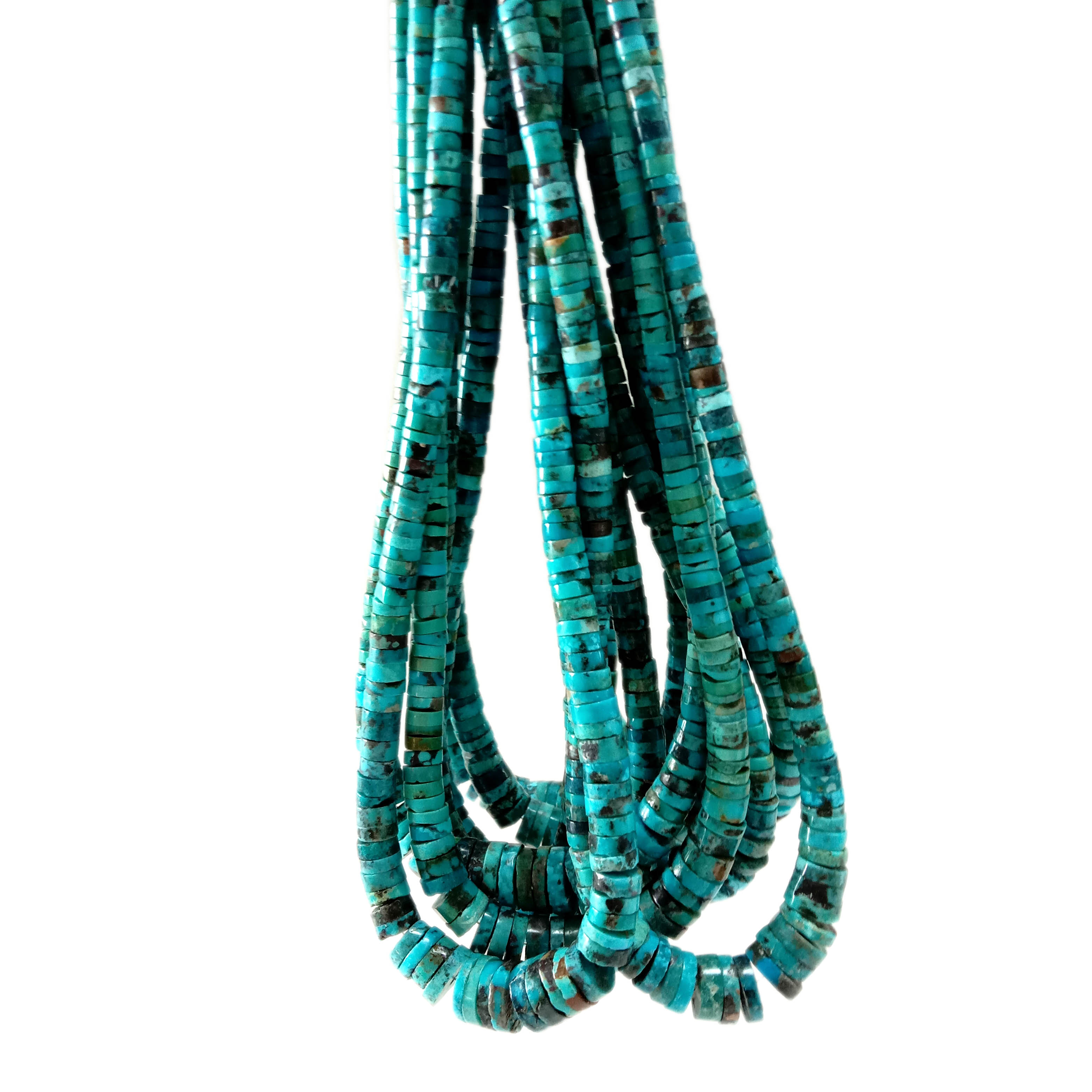 Природна сина тиркизна мониста од скапоцени камења Мониста 8