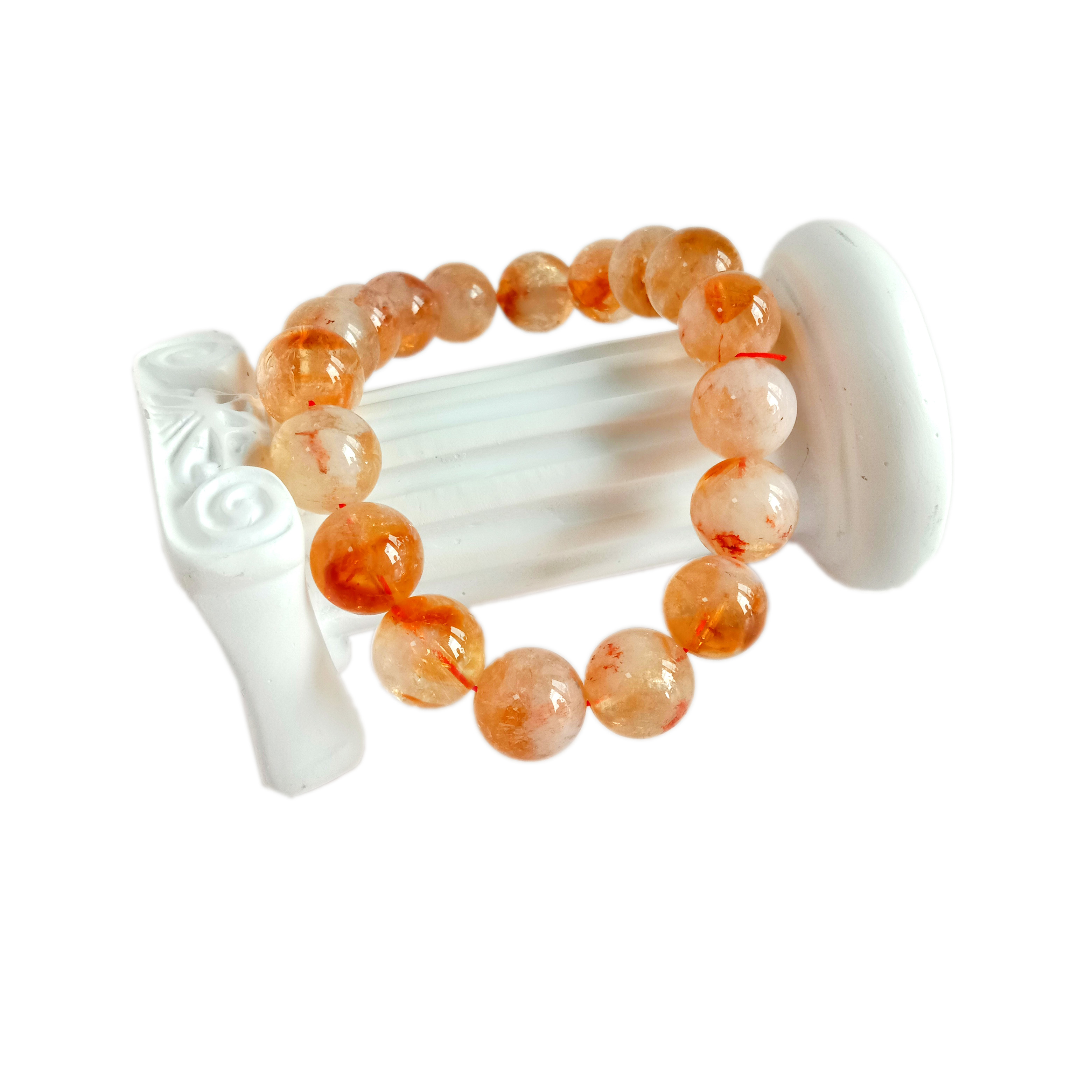 ʻO ke kūpeʻe lima maikaʻi maoli ʻo Citrine Crystal Bracelet 9