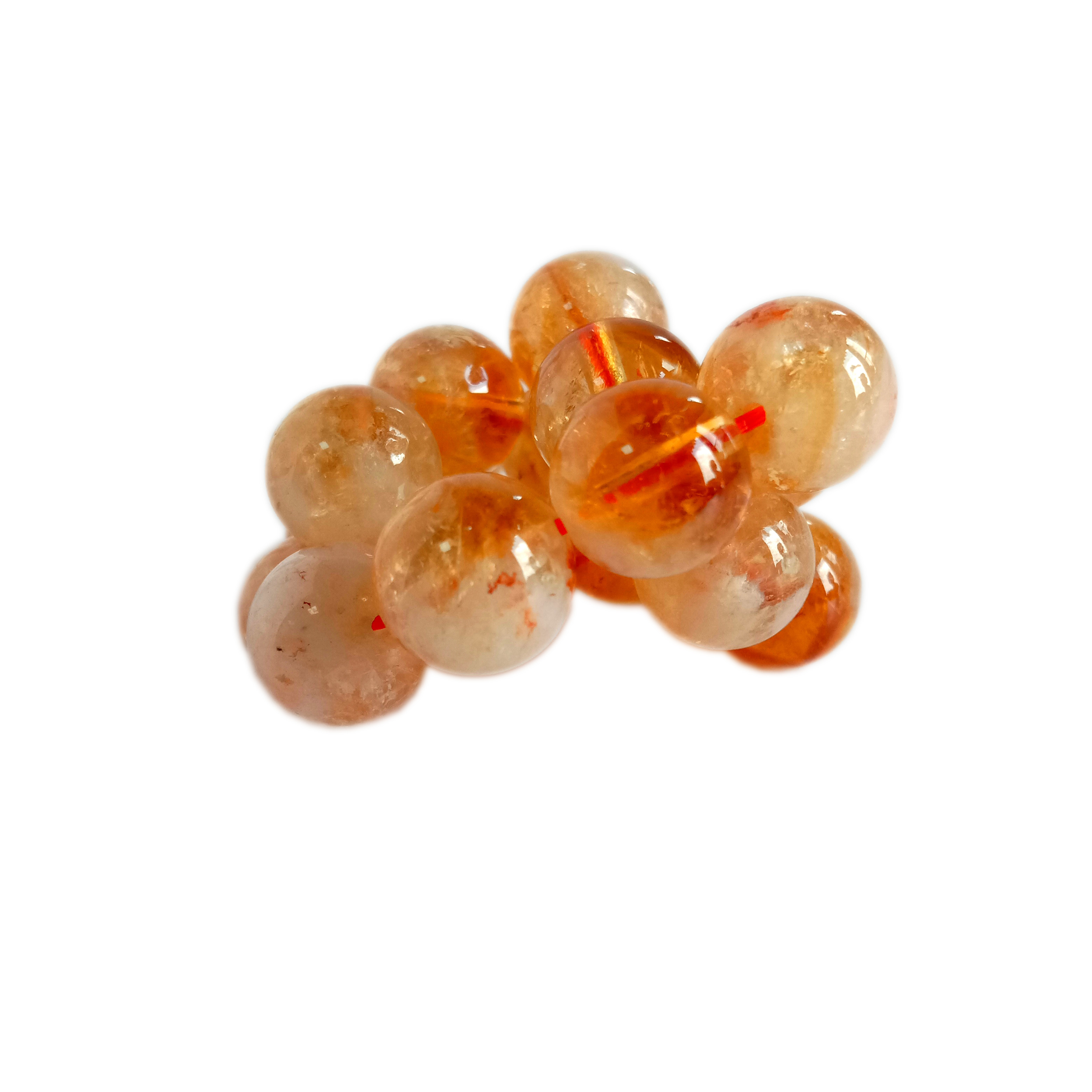 ʻO ke kūpeʻe lima maikaʻi maoli ʻo Citrine Crystal Bracelet 12
