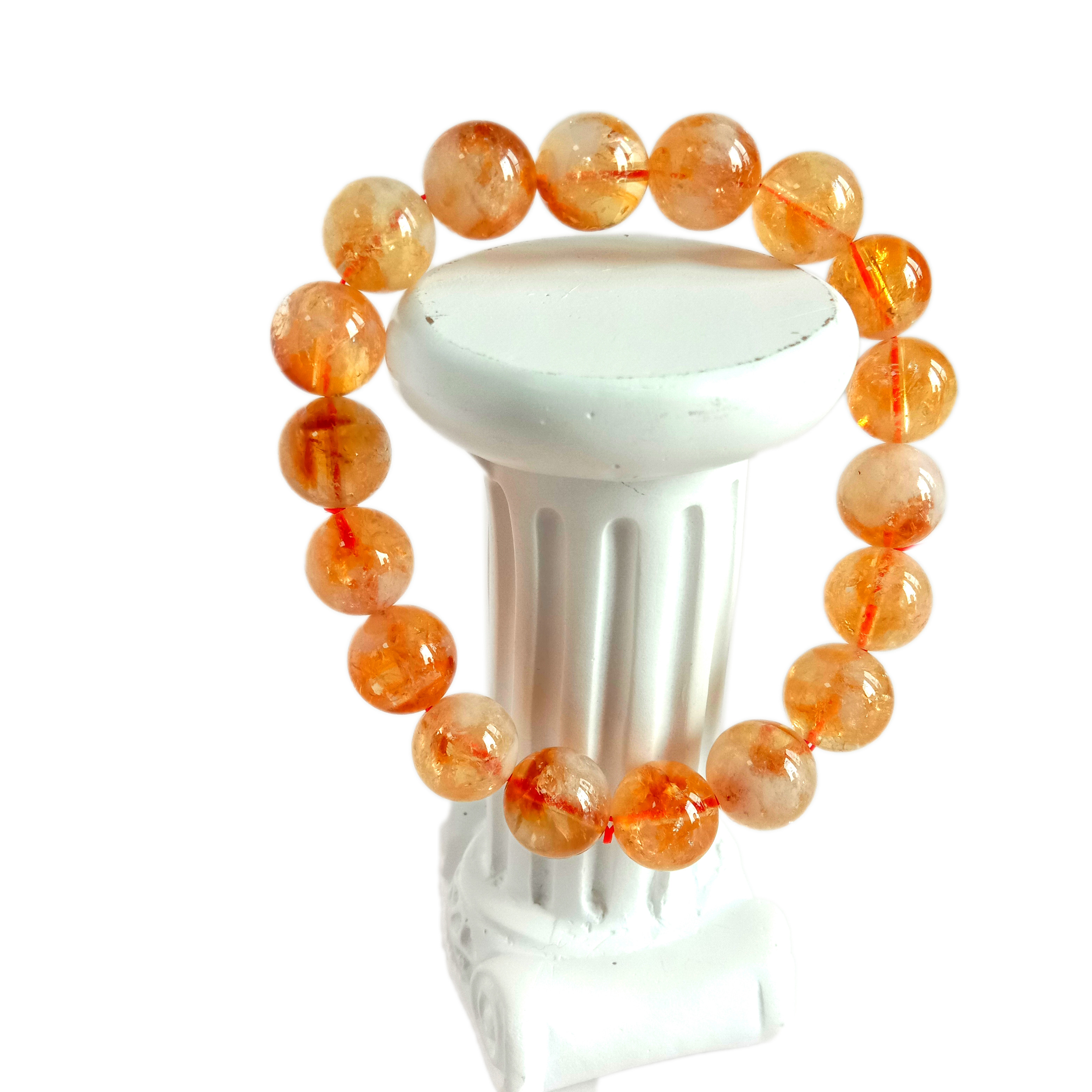 ʻO ke kūpeʻe lima maikaʻi maoli ʻo Citrine Crystal Bracelet 11
