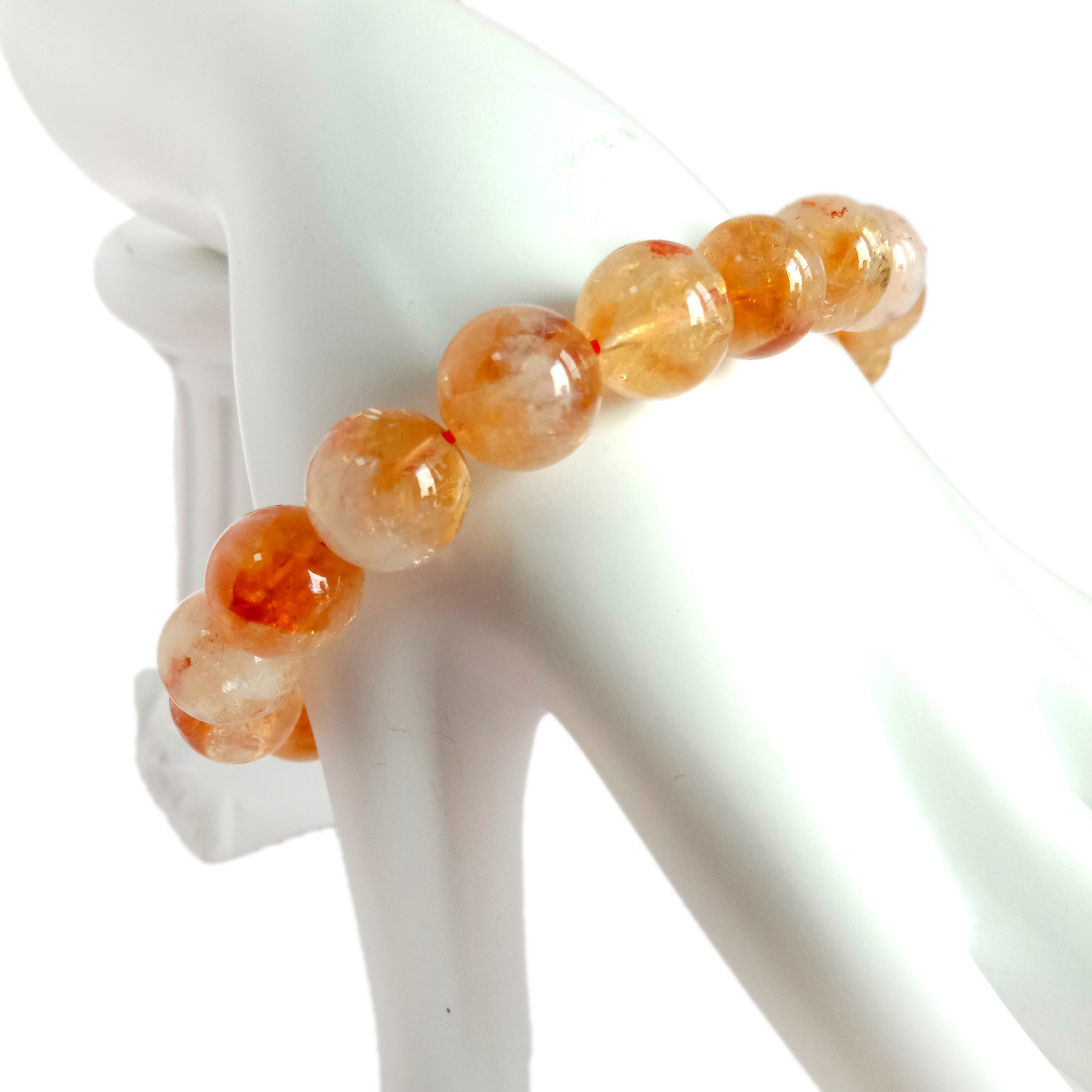 ʻO ke kūpeʻe lima maikaʻi maoli ʻo Citrine Crystal Bracelet 8