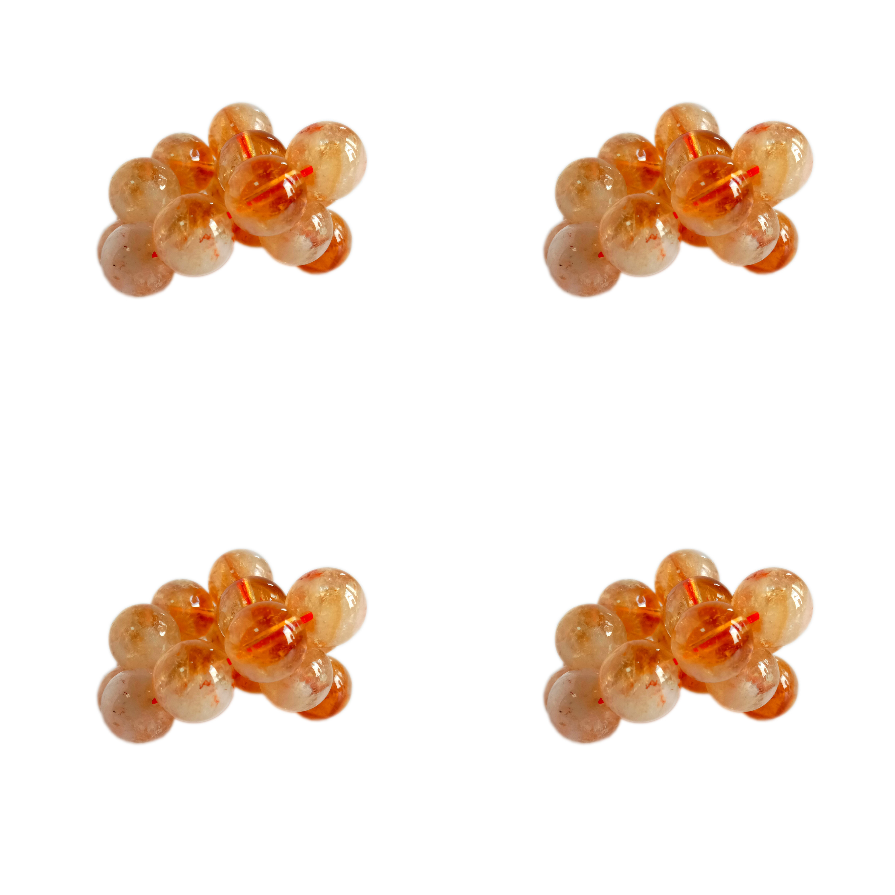 ʻO ke kūpeʻe lima maikaʻi maoli ʻo Citrine Crystal Bracelet 13