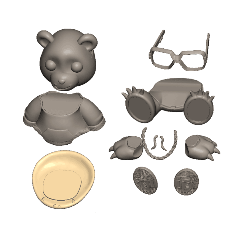 Custom Resin Statue Colorful Figurine GK Anime Toys For Decoration 14