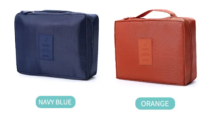 여행용 화장품 가방 주최자 폴리에스테르 여행용 메이크업 파우치 16