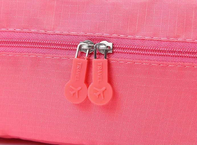 여행용 화장품 가방 주최자 폴리에스테르 여행용 메이크업 파우치 10