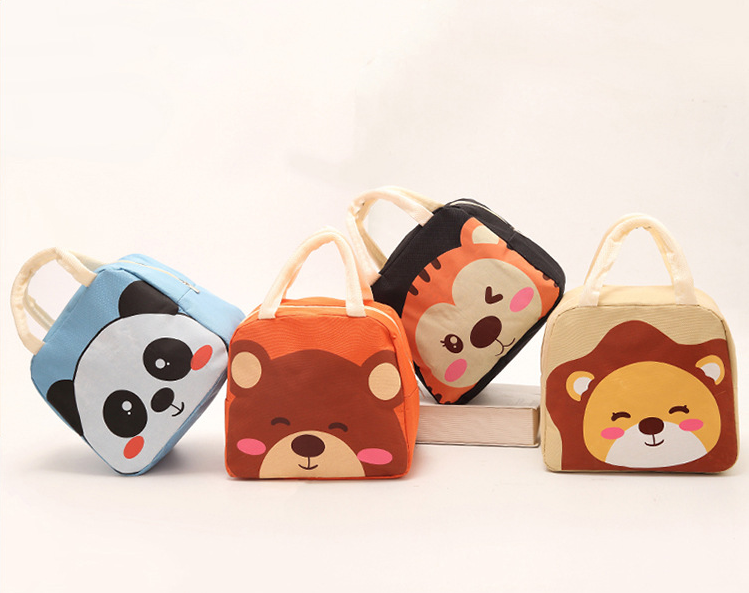 Bolso al aire libre del bento del animal doméstico de la historieta del bolso de la lonchera de los niños pequeños 9