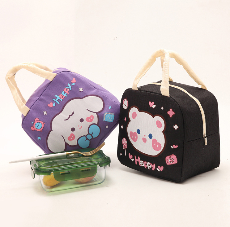 Bolso al aire libre del bento del animal doméstico de la historieta del bolso de la lonchera de los niños pequeños 16