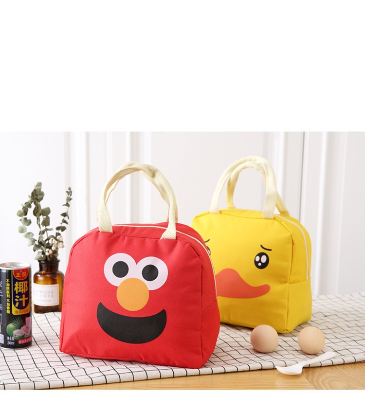 Bolso al aire libre del bento del animal doméstico de la historieta del bolso de la lonchera de los niños pequeños 13