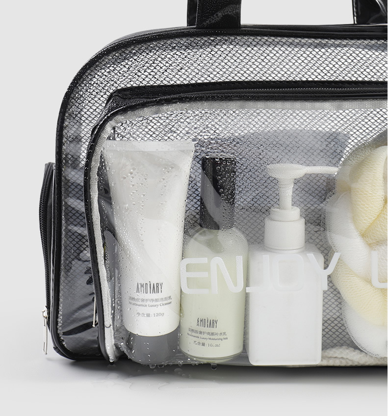 Bolsa de natação em PVC Bolsa de separação úmida e seca Bolsa de higiene portátil 10