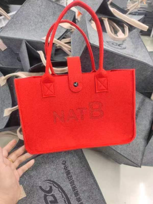 Kundenspezifische Filzhandtasche, modische Einkaufstasche, Event-Geschenktasche 11