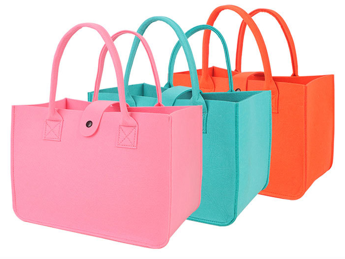 Kundenspezifische Filzhandtasche, modische Einkaufstasche, Event-Geschenktasche 8