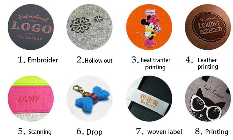 Kundenspezifische Filzhandtasche, modische Einkaufstasche, Event-Geschenktasche 13