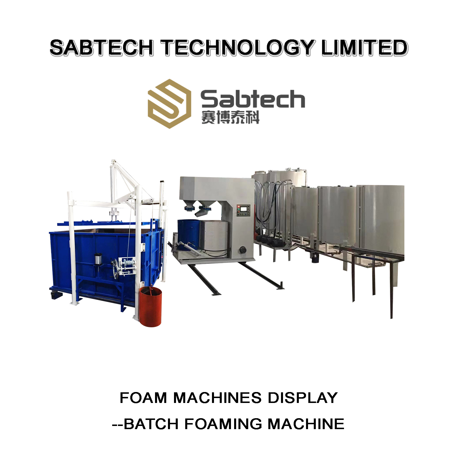 Semi Automatic Batch Foaming Machine SAB BF02 Sabtech