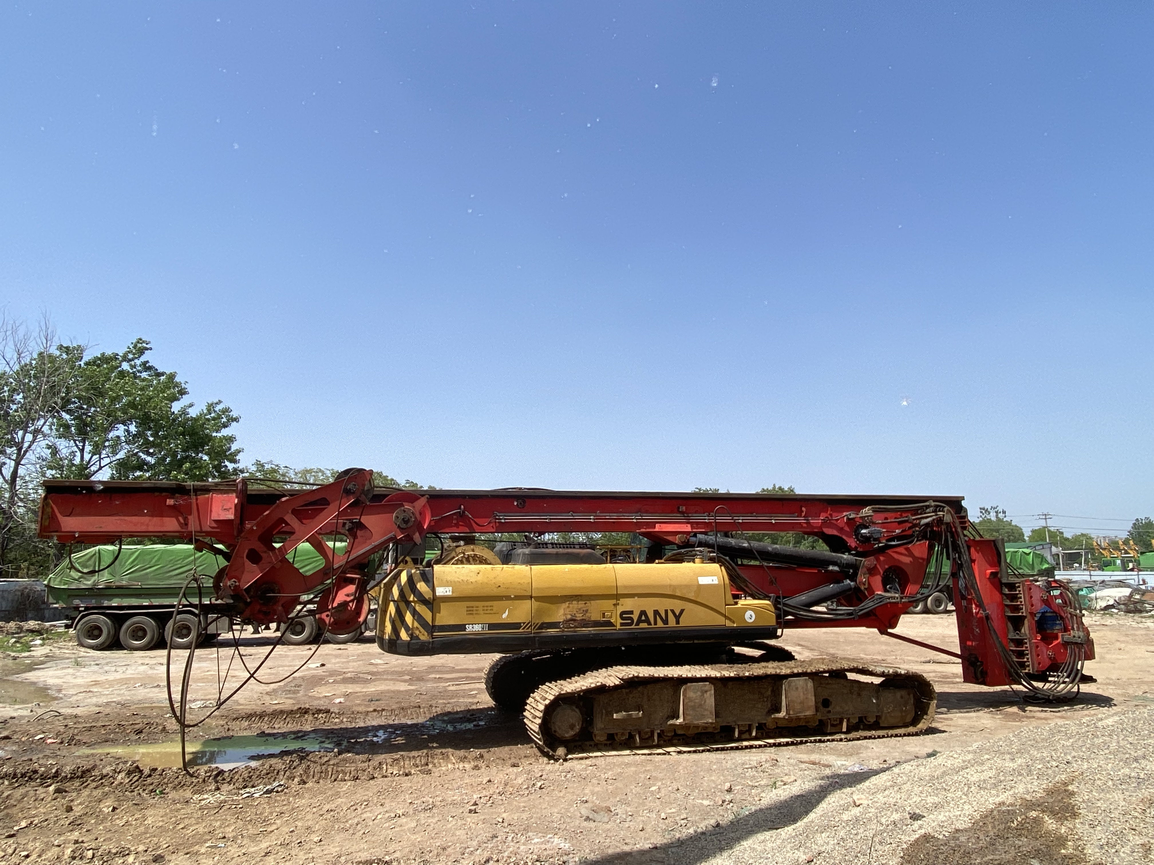 Used SR280 Rotary Drilling rig for construction works 8