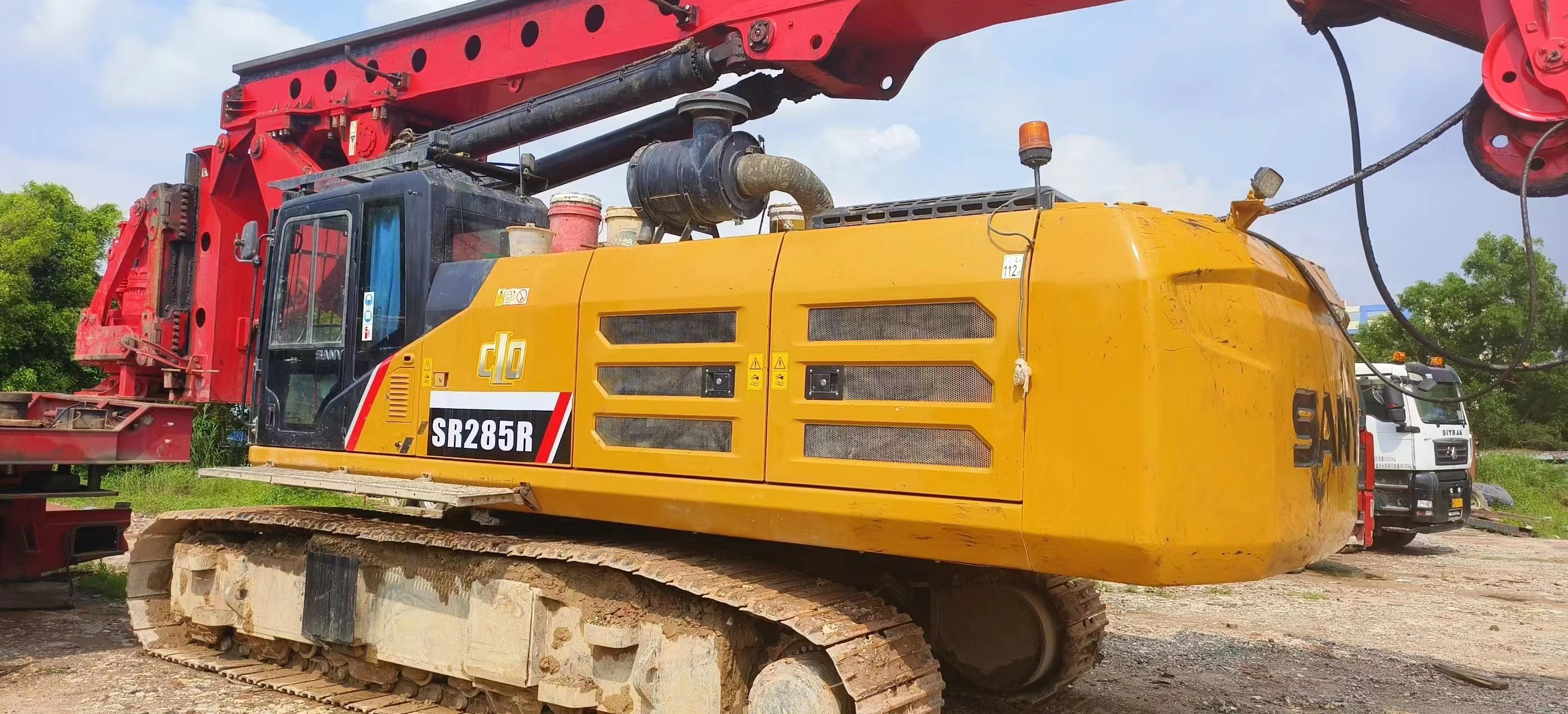 used sany 285r piling machine for construction works 9