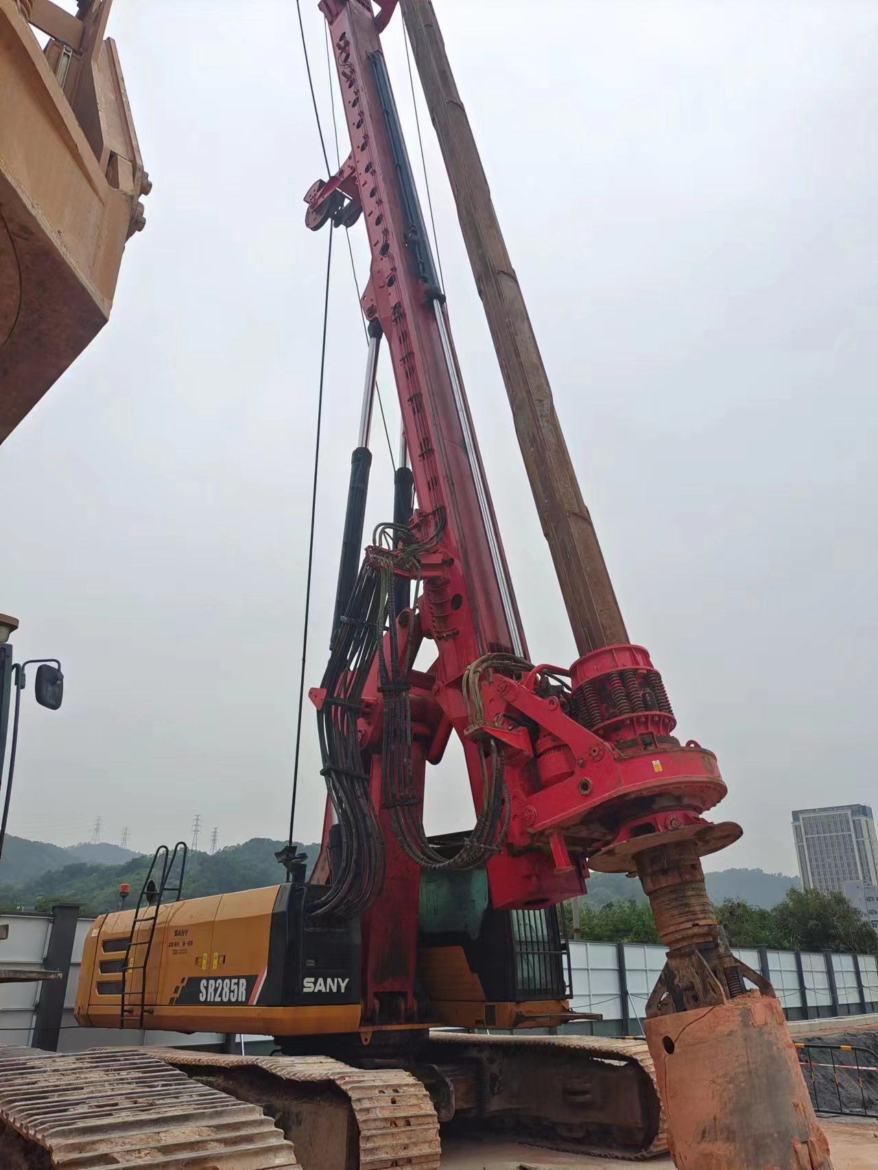 used sany 285r piling machine for construction works 8