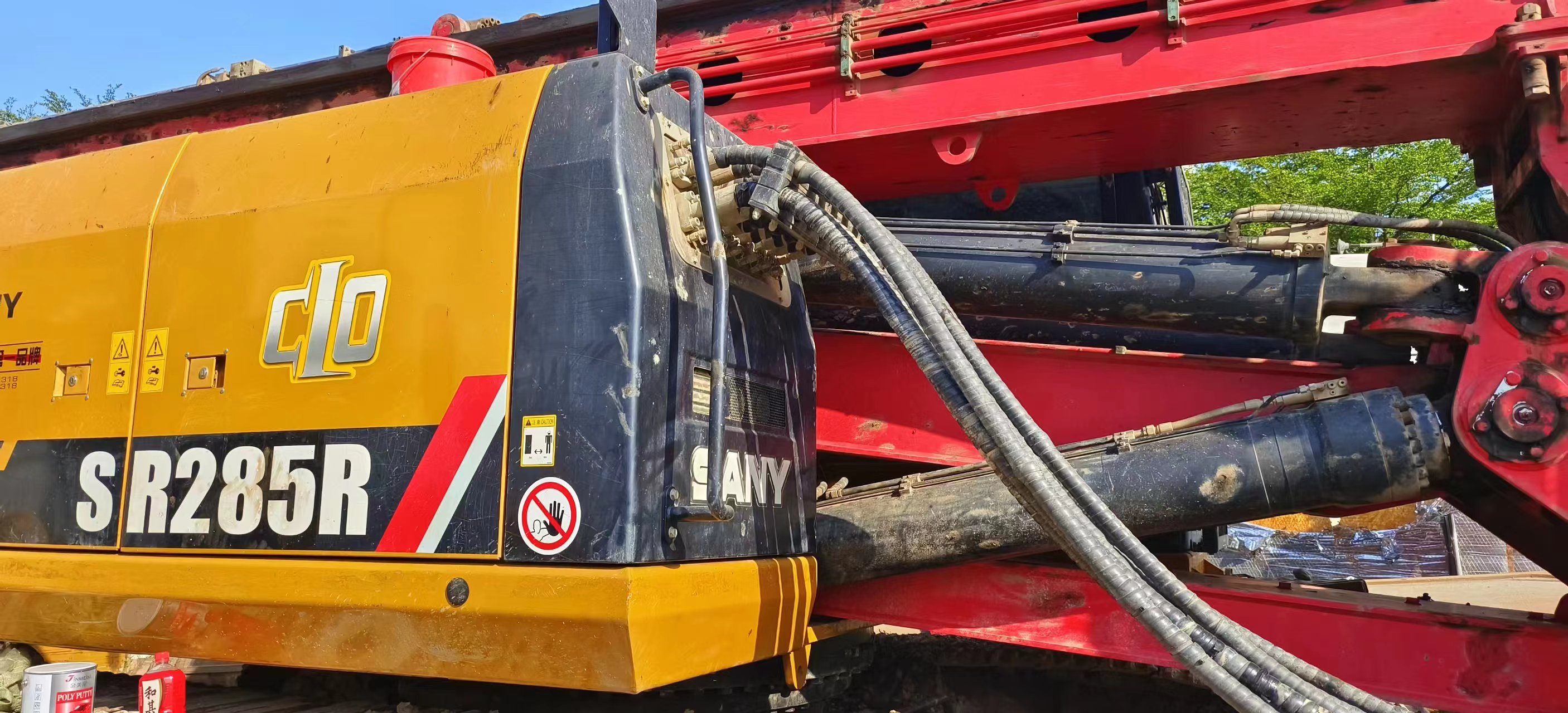 Used sany sr285r pilling machine for construction works 9