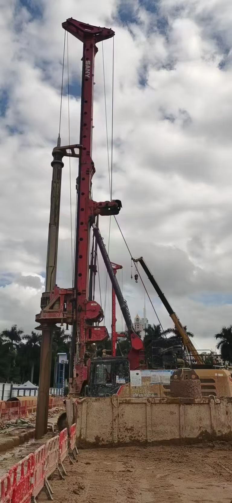 used sany 365r piling machine for construction works 6